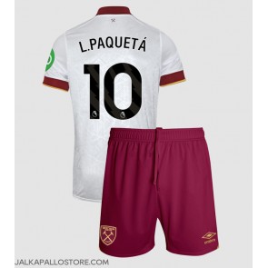 West Ham United Lucas Paqueta #10 Kolmaspaita Lapsille 2024-25 Lyhythihainen (+ shortsit)